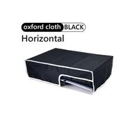 Copertura antipolvere orizzontale nera per console di gioco per PlayStation 5 Custodia antipolvere orizzontale/verticale