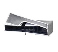 Copertura antipolvere orizzontale per PS5 Pro console Antigraffio Copertura antipolvere Guardia di protezione Manicotto protettivo impermeabile Porta per cavi di facile accesso (grigio)