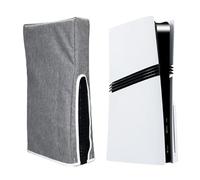 Copertura antipolvere per console PS5 Pro, tessuto Cemobile Oxford, antigraffio, impermeabile, antipolvere, con porta cavo posteriore, per Sony PlayStation 5 Digital (grigio)