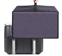 Copertura antipolvere per friggitrice ad aria, Coperchio resistente al calore, impermeabile e antipolvere per la friggitrice ad aria Ninja Foodi MAX Dual Zone AF400EU, AF500EU (Grigio scuro)