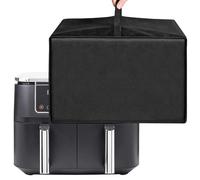 Copertura antipolvere per friggitrice ad aria, Coperchio resistente al calore, impermeabile e antipolvere per la friggitrice ad aria Ninja Foodi MAX Dual Zone AF400EU, AF500EU (Nero)