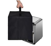 Copertura antipolvere per friggitrice ad aria, impermeabile, compatibile con forno friggitrice ad aria CHEFMAN da 10 litri/12 litri 6 in 1 RJ38-1 (nero, per 12 quarti)