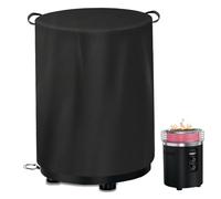 Copertura antipolvere per friggitrici per tacchini senza olio, Coperture per griglia Copertura per braciere impermeabile resistente 600D con doppie maniglie, braciere stile 1 nero 60x74 cm