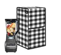 Copertura antipolvere per frullatore - Schermo per elettrodomestici da cucina, protezione antipolvere in cotone, copertura per frullatore con scomparto grande, copertura portaoggetti, griglia nera per