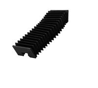 Copertura antipolvere per guide lineari, Copertura a soffietto guida lineare for guide HGR15 HGR20 HGR25 HGR30 in lunghezze 500-3500 mm(For Hgr30 Rail,3000mm)