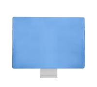 Copertura antipolvere per iMac da 24 pollici, custodia protettiva morbida per modelli 2023 2024, chiusura elastica con accesso alla porta, tessuto lavabile, opzioni grigie blu viola (blu)