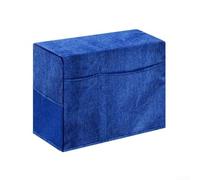 Copertura antipolvere per macchina da cucire con tasche multiple, pieghevole e salvaspazio, per una conservazione ordinata e pulita (blu)