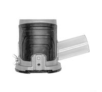 Copertura antipolvere per macchina da intaglio compatibile con strumenti di taglio dei bordi utilizzando un montaggio da 65 mm e realizzata in lega di alluminio