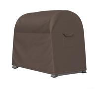 Copertura antipolvere per manubri con coulisse per una vestibilità sicura, design pieghevole costruito con panno Oxford impermeabile per un uso a lungo termine (marrone 210D)