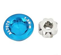 Copertura antipolvere per pedivella per bicicletta, tappo antipolvere per pedivelle per bici da strada (blu)