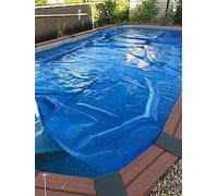 Copertura antipolvere per piscine interrate e fuori terra, coperta solare con bolla da 400 micron