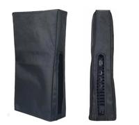 Copertura antipolvere per PS5 Pro, custodia protettiva verticale antipolvere per PS5 Pro Disc e console digitale, in tessuto Oxford impermeabile, antigraffio, facile accesso (nero)