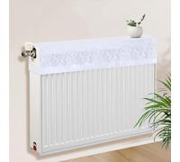 Copertura antipolvere per radiatore, elegante copertura protettiva per radiatore, traspirante, lavabile, decorativa, impedisce alla polvere di entrare nella parte superiore del radiatore (60 cm)