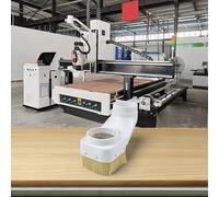 Copertura antipolvere per router CNC con porta mandrino regolabile 70 100 mm progettata per sistemi di vuoto per incisione e lavorazione del legno (90 mm)