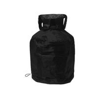 Copertura antipolvere per serbatoio del gas all'aperto, copertura protettiva per bombola di gas esterna, con design di sfiato dell'aria, per serbatoio da 9,1 kg, nero