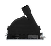 Copertura antipolvere per smerigliatrice angolare, 7,01x6,54x1,65 in ferro, stabile, regolabile, efficace attacco per collettore di polveri, attrezzatura di protezione versatile