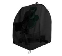 Copertura antipolvere per troncatrice, panno Oxford con coulisse sul fondo, adatta per la maggior parte delle seghe troncatrici, pialla, attrezzi, antiruggine e impermeabile, 72 x 61 x 72 cm, nero