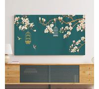 Copertura Antipolvere per TV,Copertura Universale per TV,Paesaggio Copri Televisore,Universale Protettori Schermo per Televisori,Morbido,Elegante,per schermi TV da 32-75 Pollici