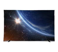 Copertura antipolvere per TV da interni, lavabile e traspirante, adatta per TV da 32 a 75 pollici, decorativa e antipolvere