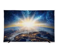 Copertura antipolvere per TV da interni, lavabile e traspirante, adatta per TV da 32 a 75 pollici, decorativa e antipolvere