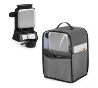 Copertura antipolvere per waffle Maker, copertura protettiva impermeabile con finestra visibile e tasche multiple, compatibile per NJ BW1001, 21 x 18,5 x 31 cm