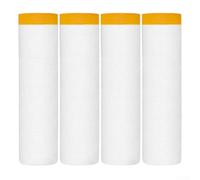 Copertura antipolvere trasparente, confezione da 4, pellicola in plastica PE resistente per la protezione dei mobili, pellicola protettiva trasparente 2,7 m x 20 m per armadi, frigoriferi e stoccaggio