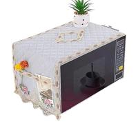 Copertura Antipolvere Universal Microwave Cover, Simple Oven, Dustproof, for Kitchen, Home Use(White)