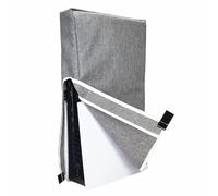 Copertura antipolvere verticale per PS5 Pro, manica antigraffio per console di gioco, copertura protettiva della protezione antipolvere in panno Oxford per PS5 Pro (grigio)