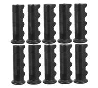 Copertura Antiscivolo per Maniglia Carrello 6pezzi Gomma Nero | Apertura 18mm, per Impugnatura Meccanica e Supporto Sedia a Rotelle, Installazione Semplice