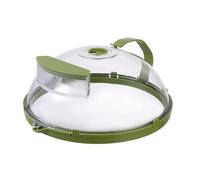 Copertura Antispruzzo Per Microonde, Copertura Antispruzzo Per Alimenti Professionale Per Microonde con Manico Coperchio Per Riscaldamento Alimenti Coperchio Per Conservazione(verde)