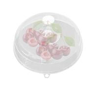 Copertura antispruzzo per microonde, copertura per piastra microonde - Coperchio per con coperchio di protezione per prese d'aria Alzata per torta | Coperchio Trasparente, Antischizzi Con Aperture For