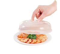 Copertura Antispruzzo per Microonde per Protezione Alimentare, Copertura Trasparente per Piastra Microonde con Maniglia per Cucina Domestica (14cm)