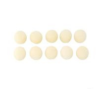 Copertura antivento in schiuma beige per cuffie da gioco e microfono con cuffia, confezione da 10 pezzi, con foro interno da 2 mm, dimensioni 12 x 10 mm, per ridurre il rumore per prestazioni di