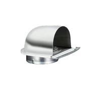 Copertura antivento per camino in acciaio inox, copertura per canna fumaria a pellet, per barbecue a prova di pioggia, anti-riflusso, facile da installare (14,7 x 14,7 x 12,5 cm)