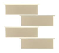 Copertura 'aria esterna per asciugatrice, 4 pezzi di copertura esterna per ventilazione a secco, per casa, griglia con alette come protezione contro uccelli e scintille di fuoco, per tetto, garage