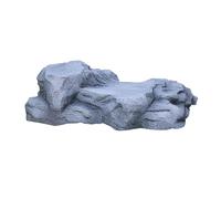 Copertura artificiale extra large della pompa del pozzo della roccia, paesaggio all'aperto con il masso falso del paesaggio di simulazione della vetroresina(100x94x31cm/39x37x12in)