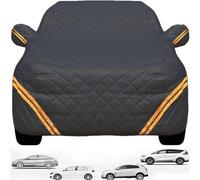 Copertura Auto Antigrandine Compatibile Con Porsche Cayenne E-Hybrid Coupe Black Edition 2019-2026, Telo Copriauto SUV Antigrandine per Esterno Traspirante Antigraffio Imbottito Protezione Completa