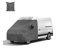 Copertura Avvolgente per Parabrezza Anteriore Compatibile con Renault Master 2010-2024 Opel Movano 2010-2021, 600D Telone di Protezione Parabrezza Contro Neve Ghiaccio Gelo Sole Impermeabile