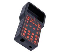 Copertura avvolgente per strumento CK100 V46 | Custodia in silicone nero con tastiera e aperture per porte per il trasporto, la conservazione e l'uso in negozio