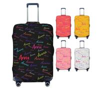 Copertura bagaglio personalizzata per 18-32 pollici, copertura bagaglio personalizzata, aggiungere il proprio nome foto testo valigia Custodia valigia doppia faccia design diverso viaggio valigia