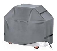 Copertura Barbecue 90/120/140/160 cm,Copertura Barbecue di Qualità Superiore per Barbecue a Gas Weber Genesis Serie 300,Coperture per Barbecue da Esterno 600D per Brinkmann,Grigio,183x71x130cm
