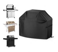 Copertura Barbecue per Rösle | Videro G3 | 127 × 57 × 117 cm, Copertura Barbecue a Gas con Carrello e Coperchio, Telo Copri Barbecue da Esterno con Chiusure in Velcro, Nero