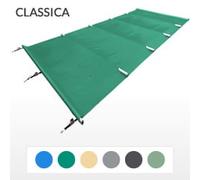 Copertura barre 4 stagioni CLASSICA 580gmq - piscina RETTANGOLARE 9x4m