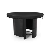 Copertura BBQ Nera 210D Leggera e Compatta per Facile Conservazione e Pratica Us