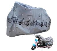 Copertura Bici Bicicletta,Copertura per Bicicletta,Telo Protettivo per Bicicletta,Copertura Biciclette da Esterno,Telo Bici Impermeabile per Esterno,Copribici Bici Impermeabile,1PC (Grigio)