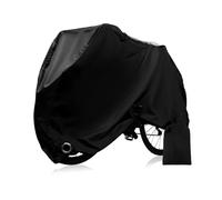 Copertura Bicicletta Impermeabile per Focus Mares 2016-2025 210D Oxford Telo Copribici da Esterno Antivento Pioggia con Foro Antifurto e Borsa,Blackstyle
