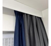 Copertura binario tenda per tende singole o doppie, box tenda in alluminio per montaggio a parete/soffitto, cornice decorativa per tende a rullo e veneziane