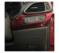 Copertura Bocchetta Aria Per Cruscotto Interno Rosso RHD Consolle Centrale Cambio Marcia Pulsante Alzacristalli Per Hyundai Per I30 N 2018-2023 Rifiniture Interne Per Auto(Headlight Button)