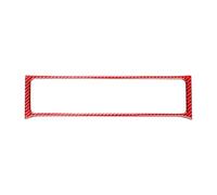 Copertura Bocchette Aria Compatibile con Ford Per Mustang 2009 2010 2011 2012 2013 2014 Car Interior Center Aria condizionata Presa Decor Frame Sticker Trim Cover(Red)