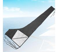 Copertura boma randa 420D, copertura impermeabile barca a vela, copertura protettiva pioggia e neve, per barca a vela da 8''-13'' (nero)(12-13ft)